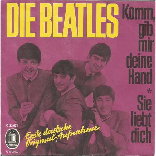 Cover Die Beatles* - Komm, Gib Mir Deine Hand / Sie Liebt Dich (7, Single, Mono) Schallplatten Ankauf