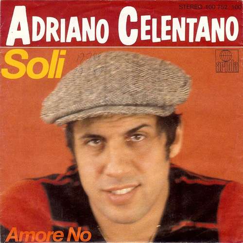 Cover Adriano Celentano - Soli (7, Single) Schallplatten Ankauf