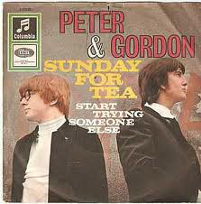 Cover Peter & Gordon - Sunday For Tea (7, Single) Schallplatten Ankauf