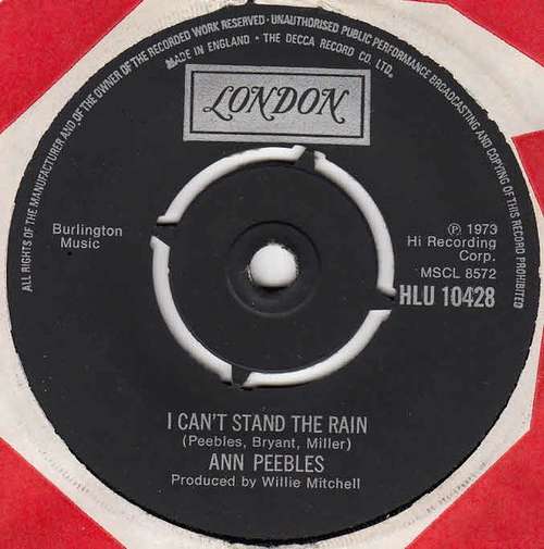 Cover I Can't Stand The Rain / I've Been There Before Schallplatten Ankauf