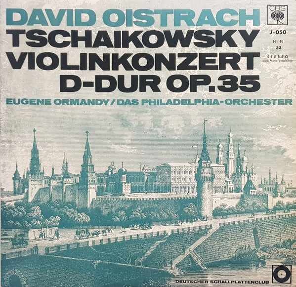 Bild David Oistrach, Tschaikowsky*, Eugene Ormandy, Das Philadelphia-Orchester* - Violinkonzert D-dur Op.35 (LP, RE) Schallplatten Ankauf