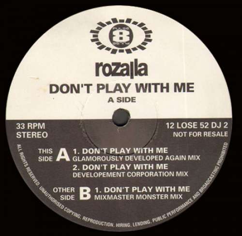 Cover Rozalla - Don't Play With Me (12, Promo) Schallplatten Ankauf