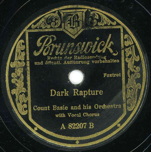 Cover Count Basie Orchestra - Don't You Miss Your Baby? / Dark Rapture  (Shellac, 10, RE) Schallplatten Ankauf