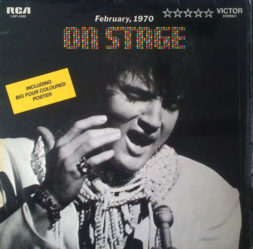 Cover Elvis Presley - On Stage, February 1970 (LP, Album) Schallplatten Ankauf