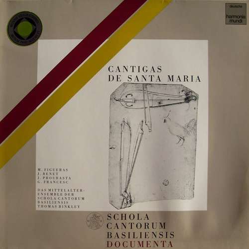 Cover Mittelalter-Ensemble Der Schola Cantorum Basiliensis* / Montserrat Figueras / Josep Benet / Joaquim Proubasta / Thomas Binkley - Cantigas De Santa Maria (LP, Album) Schallplatten Ankauf
