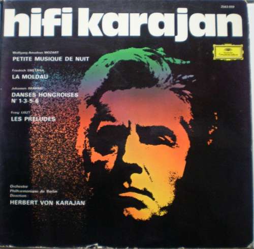 Cover Wolfgang Amadeus Mozart / Friedrich Smetana* / Johannes Brahms / Franz Liszt - Hifi Karajan (LP) Schallplatten Ankauf
