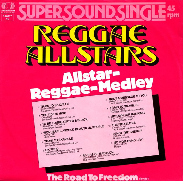 Cover Reggae Allstars - Allstar Reggae - Medley (12) Schallplatten Ankauf