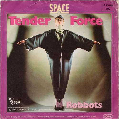Cover Space - Tender Force (7) Schallplatten Ankauf