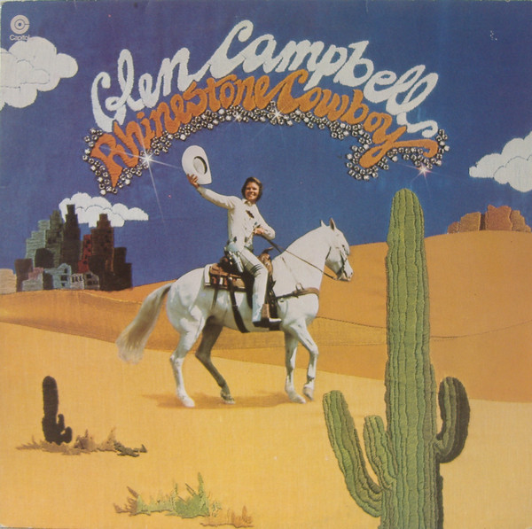 Cover Glen Campbell - Rhinestone Cowboy (LP, Album) Schallplatten Ankauf