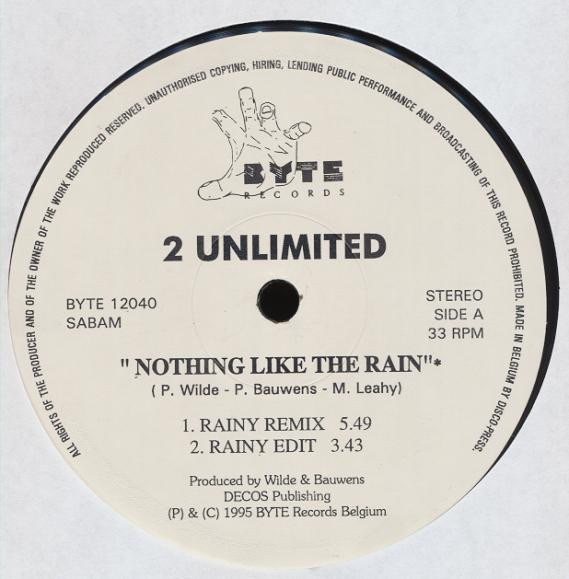 Bild 2 Unlimited - Nothing Like The Rain (12) Schallplatten Ankauf