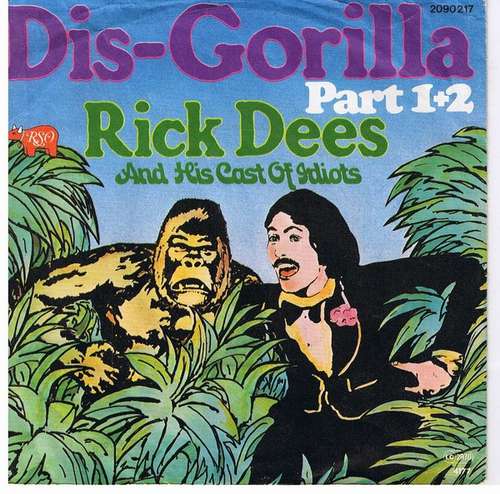 Cover Rick Dees And His Cast Of Idiots* - Dis-Gorilla Part 1+2 (7, Single) Schallplatten Ankauf