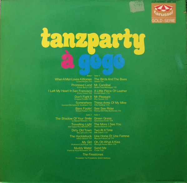 Cover Firestones (2) - Tanzparty A Gogo (2xLP, Comp) Schallplatten Ankauf