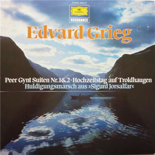 Cover Edvard Grieg - Peer Gynt Suiten Nr.1&2 • Hochzeitstag Auf Troldhaugen / Huldigungsmarsch Aus »Sigurd Jorsalfar« (LP, Comp, RE) Schallplatten Ankauf
