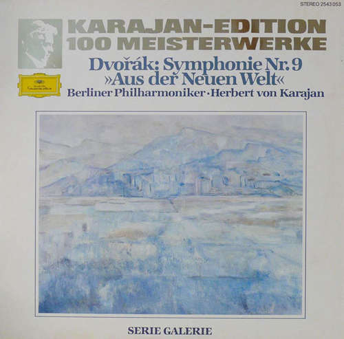 Cover Berliner Philharmoniker • Herbert Von Karajan - Karajan-Edition 100 Meisterwerke - Dvořák: Symphonie Nr.9 »Aus Der Neuen Welt« (LP, RE) Schallplatten Ankauf