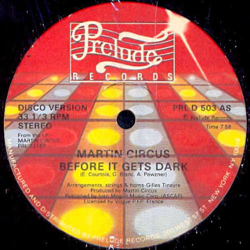 Cover Martin Circus - Before It Gets Dark / Disco Circus (12) Schallplatten Ankauf
