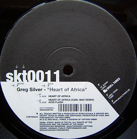 Bild Greg Silver - Heart Of Africa (12) Schallplatten Ankauf