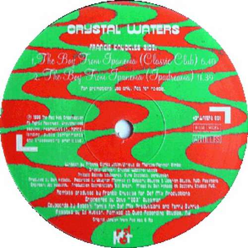 Cover Crystal Waters - The Boy From Ipanema (12, Promo) Schallplatten Ankauf