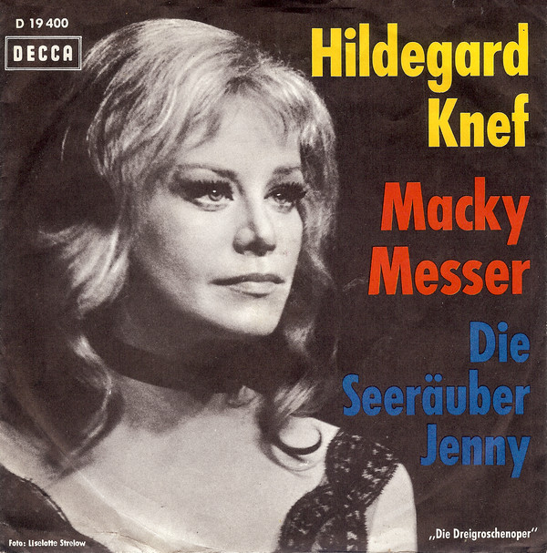 Bild Hildegard Knef - Macky Messer / Die Seeräuber Jenny (7, Single, Mono) Schallplatten Ankauf