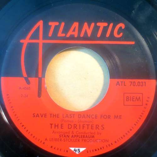 Cover The Drifters - Save The Last Dance For Me (7, Single) Schallplatten Ankauf