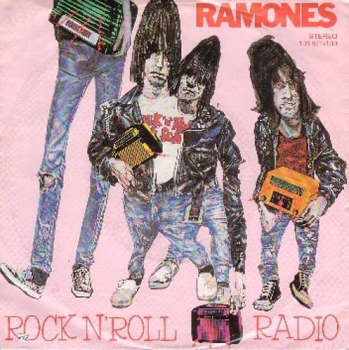 Cover Ramones - Rock N'Roll Radio / Rock N'Roll High School (7, Single) Schallplatten Ankauf