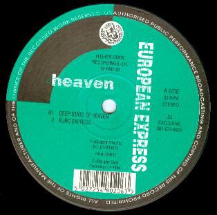 Cover European Express - Heaven (12) Schallplatten Ankauf