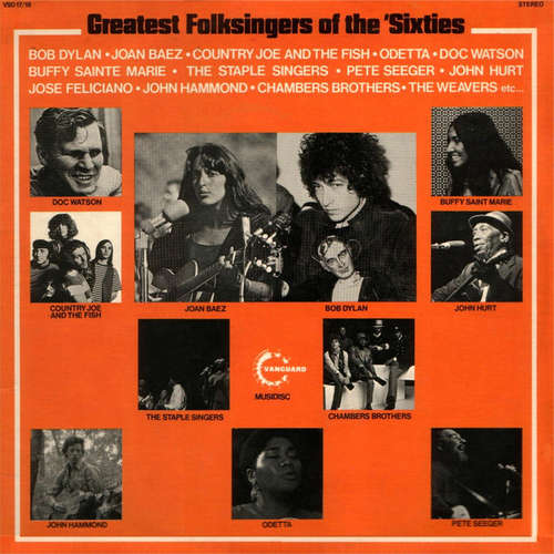 Cover Various - Greatest Folksingers Of The 'Sixties (2xLP, Comp) Schallplatten Ankauf