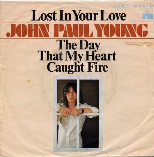 Cover John Paul Young - Lost In Your Love (7, Single) Schallplatten Ankauf