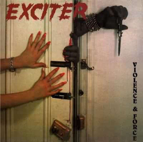 Cover Exciter - Violence & Force (LP, Album) Schallplatten Ankauf