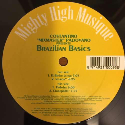 Cover Costantino Mixmaster Padovano - Brazilian Basics (12) Schallplatten Ankauf