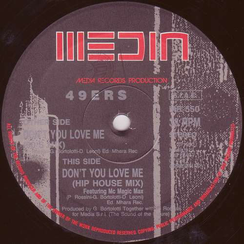 Cover 49ers - Don't You Love Me (12) Schallplatten Ankauf
