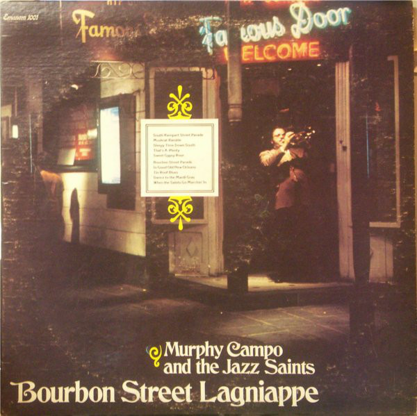 Cover Murphy Campo And The Jazz Saints - Bourbon Street Lagniappe (LP, Album) Schallplatten Ankauf