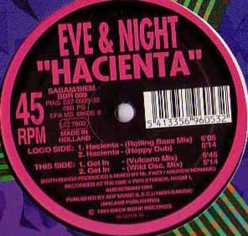 Cover Eve & Night - Hacienta (12) Schallplatten Ankauf