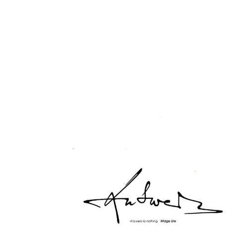 Cover Midge Ure - Answers To Nothing (LP, Album) Schallplatten Ankauf