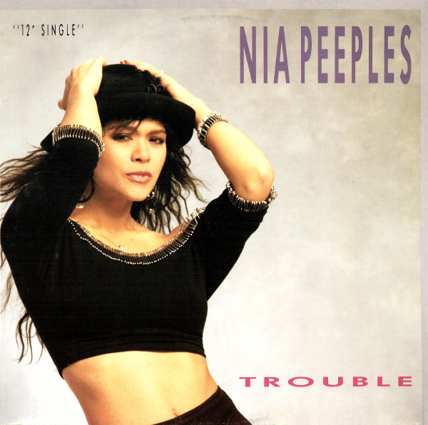 Cover Nia Peeples - Trouble (12, Maxi) Schallplatten Ankauf