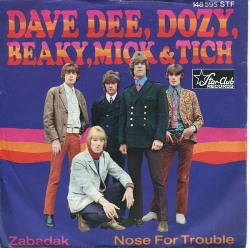 Cover Dave Dee, Dozy, Beaky, Mick & Tich - Zabadak / Nose For Trouble (7, Single) Schallplatten Ankauf