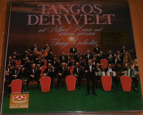 Cover Alfred Hause Und Sein Grosses Tango-Orchester* - Tangos Der Welt (2xLP, Comp, Gat) Schallplatten Ankauf