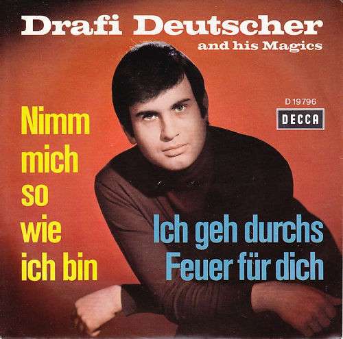Cover Drafi Deutscher And His Magics - Nimm Mich So, Wie Ich Bin (7, Single) Schallplatten Ankauf