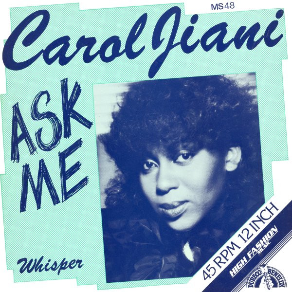 Cover Carol Jiani - Ask Me / Whisper (12) Schallplatten Ankauf