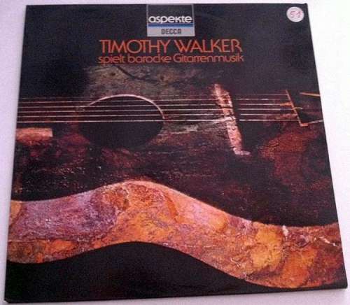 Cover Timothy Walker - Timothy Walker Spielt Barocke Gitarrenmusik (LP, Album) Schallplatten Ankauf