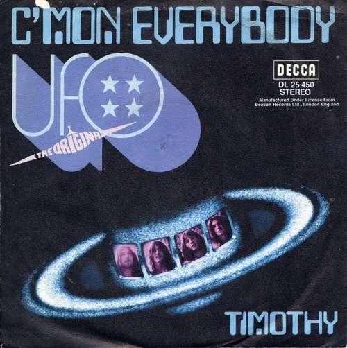 Cover UFO (5) - C'mon Everybody / Timothy (7, Single) Schallplatten Ankauf