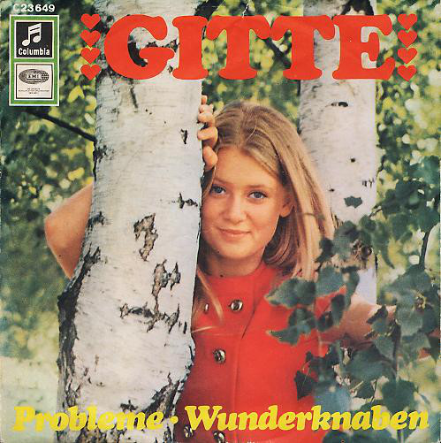 Cover Gitte* - Probleme / Wunderknaben (7, Single) Schallplatten Ankauf