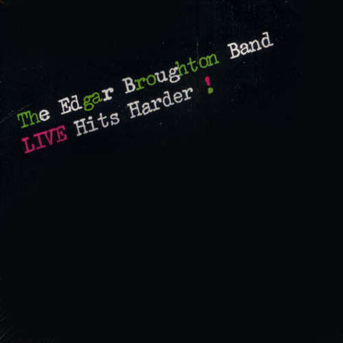Cover The Edgar Broughton Band - Live Hits Harder! (LP, Album) Schallplatten Ankauf