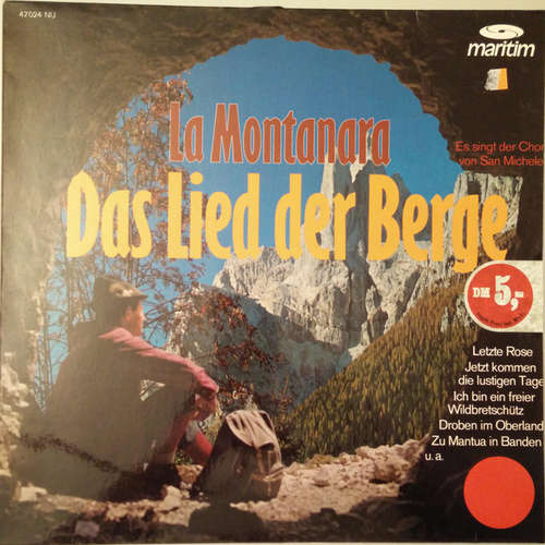 Cover Der Chor Von San Michele - La Montanara - Das Lied Der Berge (LP) Schallplatten Ankauf
