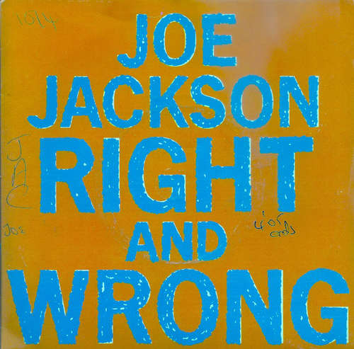 Cover Joe Jackson - Right And Wrong (7, Single) Schallplatten Ankauf