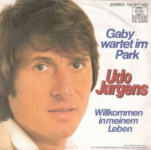 Cover Udo Jürgens - Gaby Wartet Im Park (7, Single) Schallplatten Ankauf