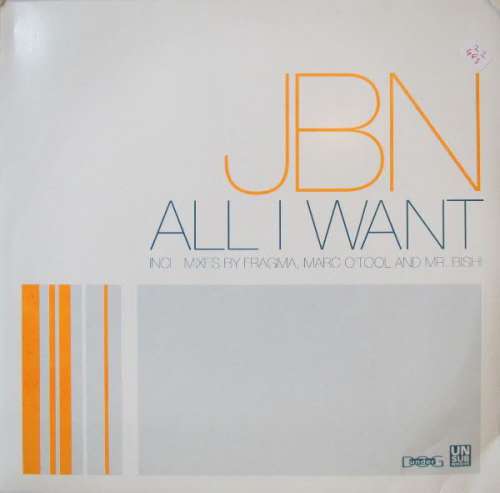 Cover JBN - All I Want (12) Schallplatten Ankauf