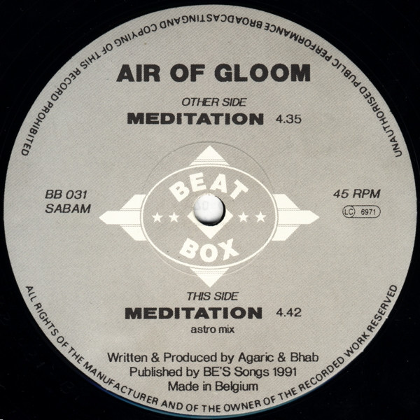 Bild Air Of Gloom - Meditation (12) Schallplatten Ankauf