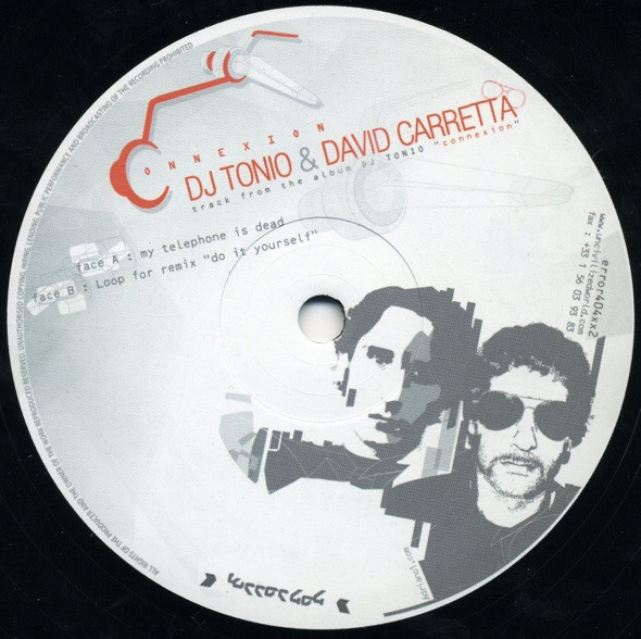Cover DJ Tonio & David Carretta - My Telephone Is Dead (12, Etch) Schallplatten Ankauf