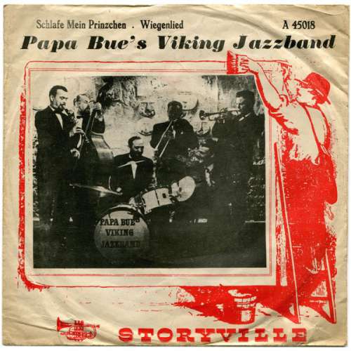 Cover Papa Bue's Viking Jazzband* - Schlafe Mein Prinzchen / Wiegenlied (7, Single, Red) Schallplatten Ankauf