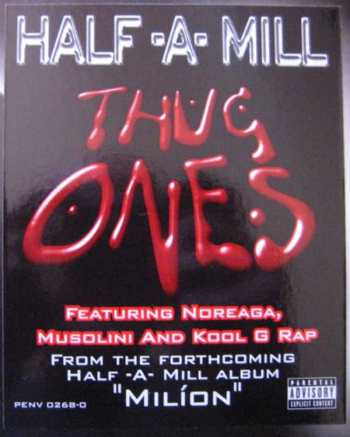 Cover Half-A-Mill - Thug Ones (12) Schallplatten Ankauf